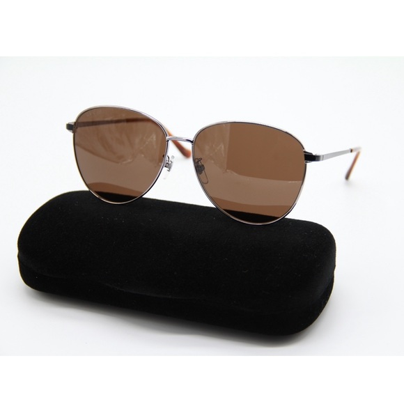 Gucci Other - NEW GUCCI GG0573SK 002 BROWN AVIATOR SUNGLASSES